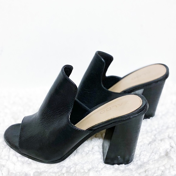 euc Aldo leather mules - Picture 5 of 8